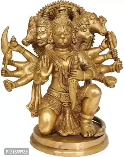 400gm. Brass Panchmukhi Hanuman  Panchmukhi Brass 564565SHOP