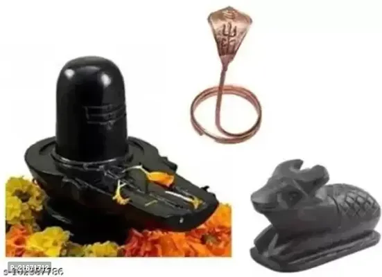 NANDISHIVLINGCOPPERNAAG  idol symbolizes for wealth and harmony