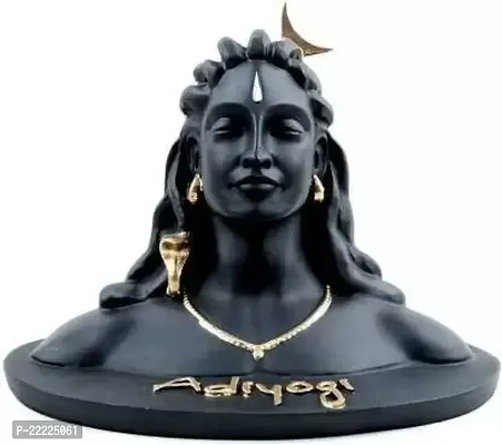 Resin Adiyogi Shiva Statue For Car Dash Board, Pooja  Gift, Mahadev Murti, Idol, Lord Adiyogi Shankara For Home  Office Decor, Pack of 1