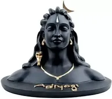 Resin Adiyogi Shiva Statue For Car Dash Board, Pooja  Gift, Mahadev Murti, Idol, Lord Adiyogi Shankara For Home  Office Decor, Pack of 1-thumb1
