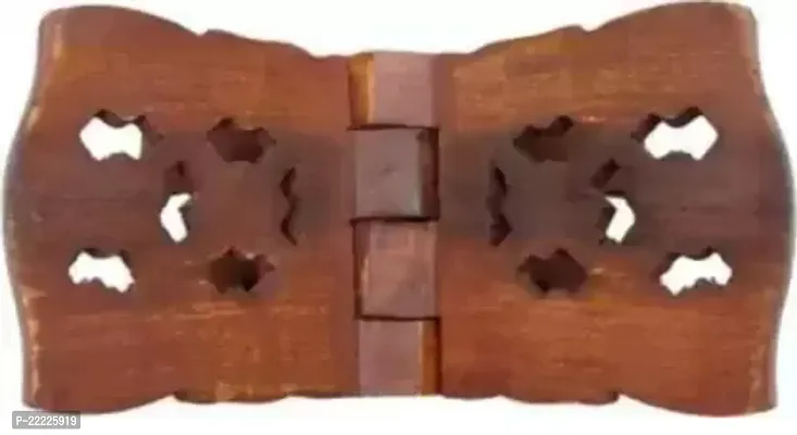 Wooden Brown Rehal  (Width (Open) = 10 cm : Height (Open) = 10 cm)-thumb3