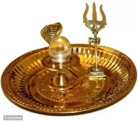 YELLOW CHAPA PLATE + HEAVY JALHERI + TRISHUL+ CRYSTAL PINDISHOP-thumb0