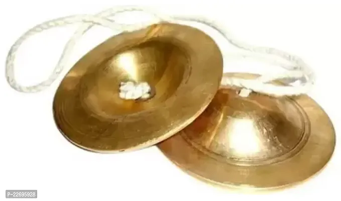 Brass (Pittal) Manjeera /Manjira/manjoora Musical Instrument-Medium Size Kartal Instrument