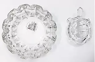 Crystal Glass Turtle Plated Feng Shui Tortoise Plate Vastu Yantra Feng Sui Lucky Gift Puja Articles Decorative Showpiece - Decorative Showpiece - 9 cm  (Crystal, Multicolor)-thumb3