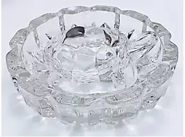 Crystal Glass Turtle Plated Feng Shui Tortoise Plate Vastu Yantra Feng Sui Lucky Gift Puja Articles Decorative Showpiece - Decorative Showpiece - 9 cm  (Crystal, Multicolor)-thumb1