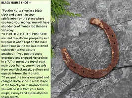 Original Black Horse Shoe Kale Ghode Ki Naal for Good Luck Home for Main Door Pack of 4 Pcs-thumb3