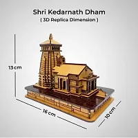 KEDARNATH TEMPLE Decorative Showpiece - 3 cm  (Wood, Brown)-thumb3