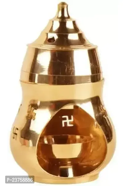 Camphor lamp Brass Kalash  (Gold) LAMP KAPOOR