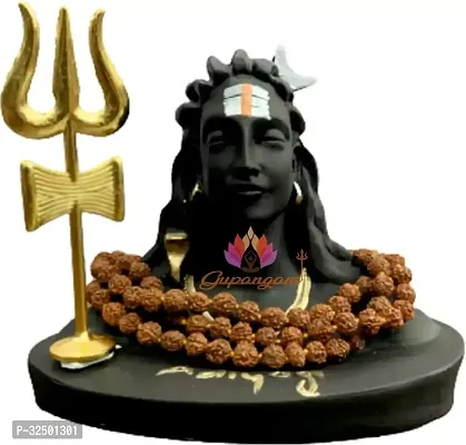 Shiv Adiyogi Idol 10cm with Trishul