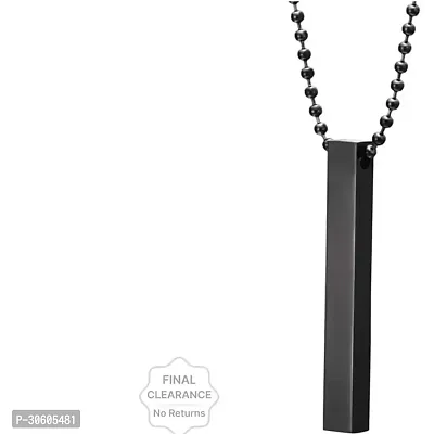 Fashionable Bar Pendant With Chain For Men-thumb0