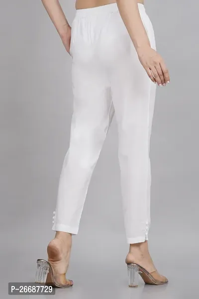 Women Cotton Regular Fit Casual Wear Trouser-thumb4