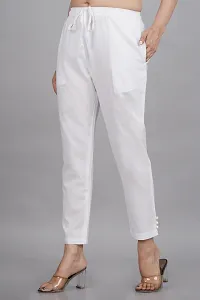 Women Cotton Regular Fit Casual Wear Trouser-thumb3