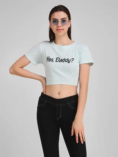 Jollify Women's Stylish Crop Tee