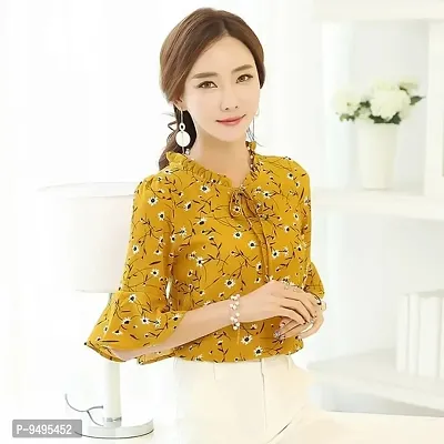 Classic Rayon Printed Tops for Women