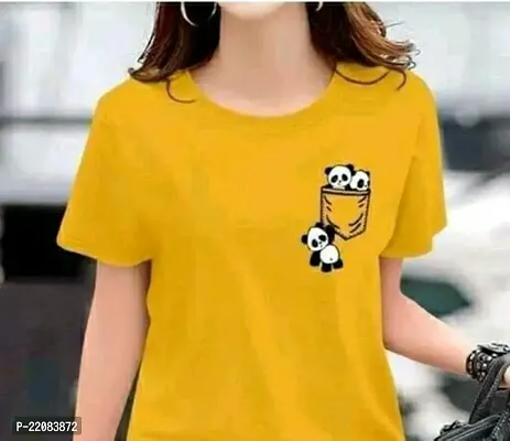 Womens Printed Regular Tshirt-thumb0