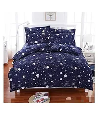 Comfortable Polycotton Printed Double Bedsheet with Pillow Covers-thumb1