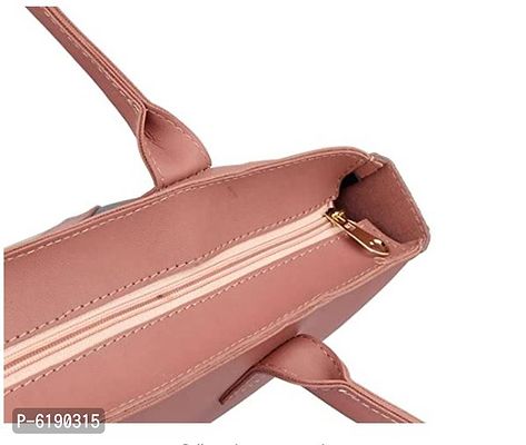 Trendy Attractive PU Handbag for Women-thumb5