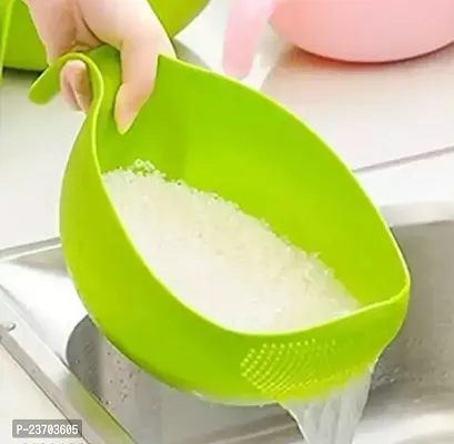 Rice And Fruits Washing Bowl with Handle-thumb0