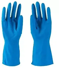 Cleaning Gloves Reusable Rubber Hand Gloves, Stretchable Gloves for Washing Cleaning Kitchen Garden (8 Pair) Colour May Vary-thumb4