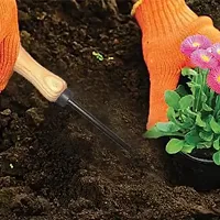 Gardening Tools - Hand Cultivator, Small Trowel, Garden Fork, Hand Weeder Garden Tool Kit  (6 Tools)-thumb3