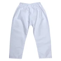 Superminis Baby Boys Ethnic Wear Khadi Cotton Kurta Pyjama Set with Wooden Button (Lemon, 7-8 Years)-thumb4