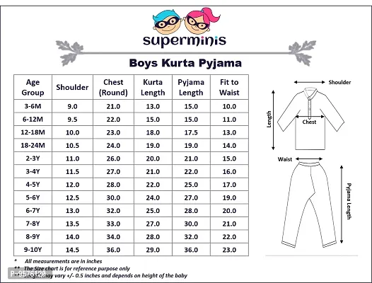 "Superminis Boys Cotton Side Button Open Kurta with Pocket Square Style and Elastic Pyjama Set - Mandrin Collar, Side Slits, Criss Cross Bottom Shaped, Full Sleeves (5-6 Years, Purple)"-thumb5