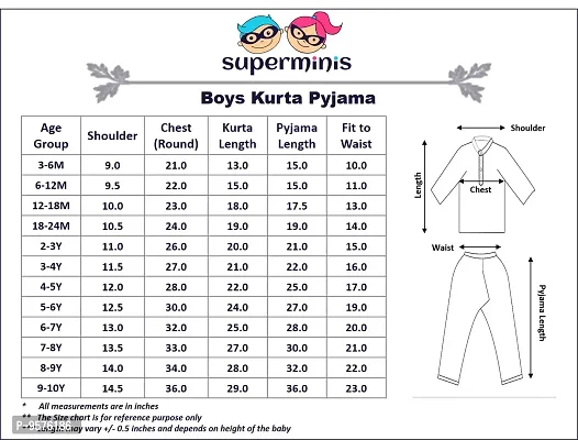 "Superminis Boys Cotton Side Button Open Kurta with Pocket Square Style and Elastic Pyjama Set - Mandrin Collar, Side Slits, Criss Cross Bottom Shaped, Full Sleeves (3-4 Years, Yellow)"-thumb5