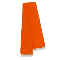 "superminis Baby Girl Chikan Kameez/Kurta with Cotton Colorful Dupatta and Salwar (12-18 Months, Orange)"-thumb3