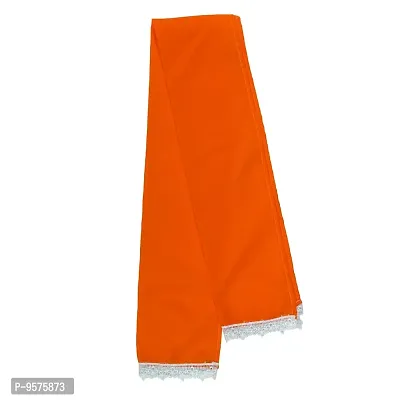 "superminis Baby Girl Chikan Kameez/Kurta with Cotton Colorful Dupatta and Salwar (12-18 Months, Orange)"-thumb4