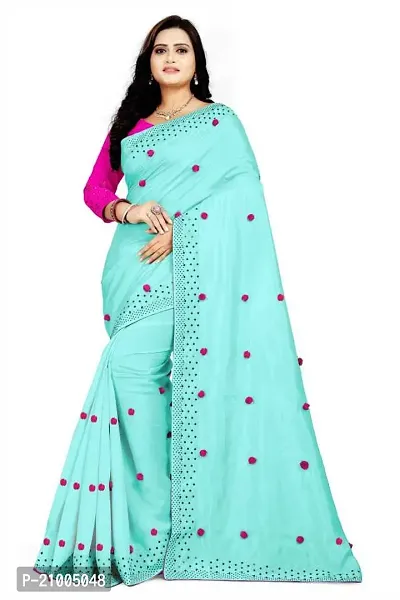 Women StylishArt Silk Saree with Blouse piece