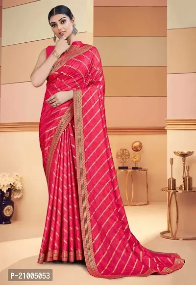 Women StylishCotton Silk Saree with Blouse piece