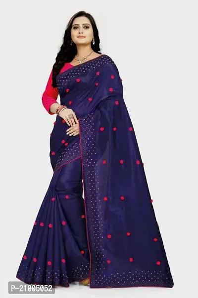 Women StylishArt Silk Saree with Blouse piece-thumb0