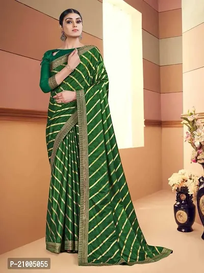 Women StylishCotton Silk Saree with Blouse piece-thumb0