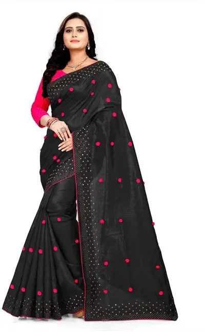 Women's Venkatgiri Silk Saree With Un-stitched Blouse