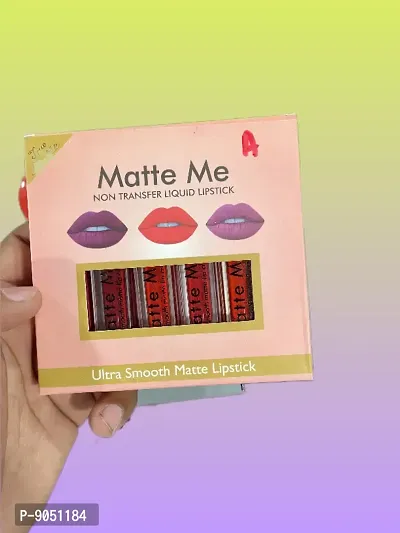 Matte Me Non Transfer Liquid Lipstick Set of 6