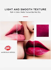 Combo of 2 Fabulous Matte Shades 5 in 1 Lipstick (Red + Nude) Editi + 36H EYELINE FREE (3 Items in the set)  Style-thumb2