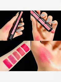 Combo of 2 Fabulous Matte Shades 5 in 1 Lipstick (Red + Nude) Editi + 36H EYELINE FREE (3 Items in the set)  Style-thumb3