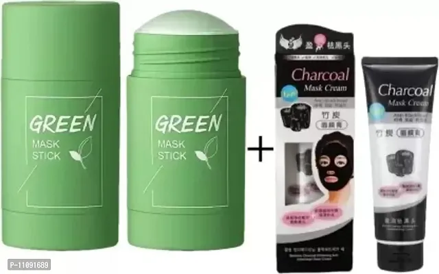 Combo Green Tea Purifying Clay Stick Mask Oil C