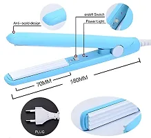 Mini Professional Temperature Control Flat Iron Hair Straightener Hair Straightener for Women Dryer Hair Straightening Brush and Curler Quick Hair Styler Hair Straightener-thumb1