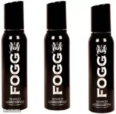 F-O-G-G MARCO Perfume Body Spray - For Men  Women  (360 ml, Pack of 3)
