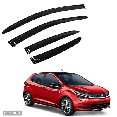 Car Unbreakable Rain Wind Door Visor Side Window Deflector Compatible with Tata Altroz 2020 4Pcs