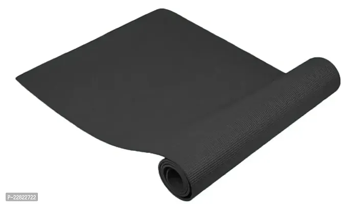 Anti Slip Yoga Mat At Home And Gym-4mm(Black)-thumb0