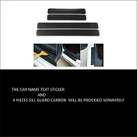 ANSHUL INTERNET ,4pcs Carbon Fiber Sticker Car Door Sill Scuff Guard, Welcome Pedal Protect, Anti-Kick Scratch for Cars Doors-thumb4