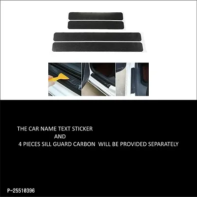 ANSHUL INTERNET ,4pcs Carbon Fiber Sticker Car Door Sill Scuff Guard, Welcome Pedal Protect, Anti-Kick Scratch for Cars Doors-thumb5