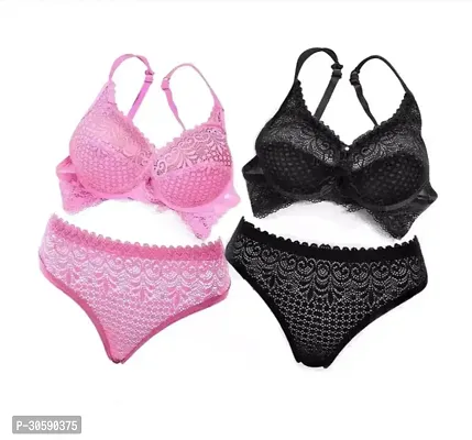 Bra Panty Set for Women Pack of 2-thumb0