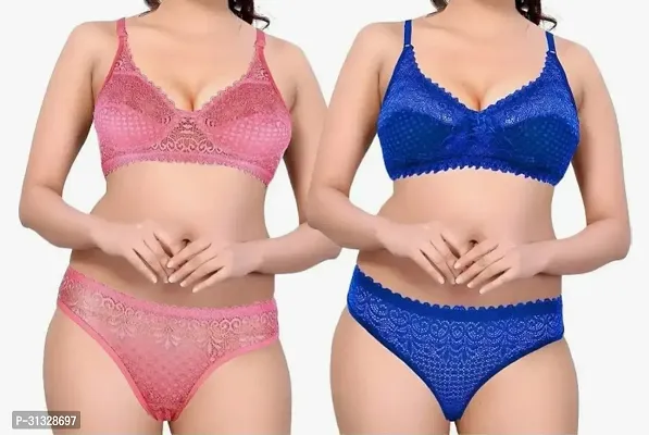 Stylish Bra Panty  for Women Pack of 2