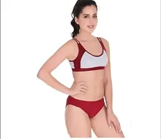 Stylish Multicolored Bra and Panty set for Women with Hair Removal Cream-thumb1