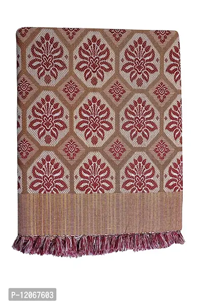 saagar Tex 200 TC Poly Cotton SOLAPUR CHADDAR AC Comforter Blanket (neha/Size: 60"" x 90""/Double Bed Size/Color:Maroon)