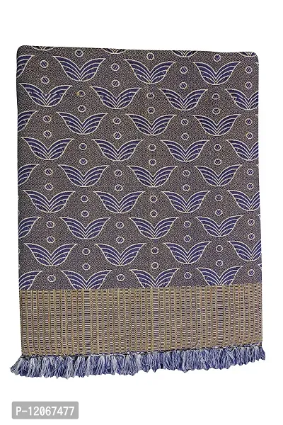 saagar Tex 200 TC Poly Cotton SOLAPUR CHADDAR AC Comforter Blanket (neha/Size: 60"" x 90""/Double Bed Size/Color:Blue)