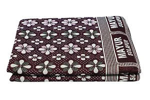Saagar Tex 200 TC Pure Cotton Double Cloth SOLAPUR CHADDAR AC Comforter Blanket(Mayur SolapurDC /Double Bed Size/Size: 60'' x 90''/Color:Maroon)-thumb1